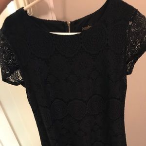Black lace dress
